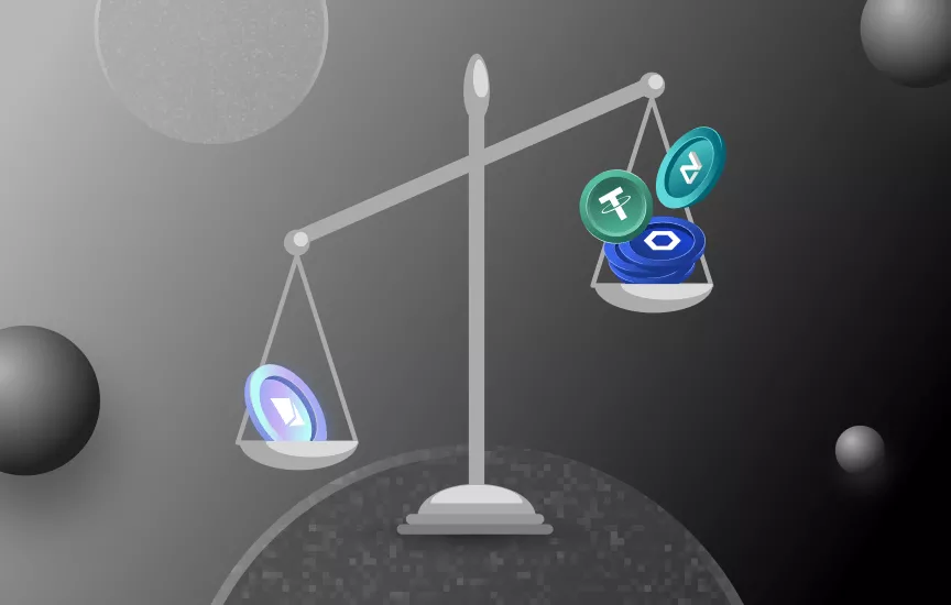 What is the difference between coins and tokens?