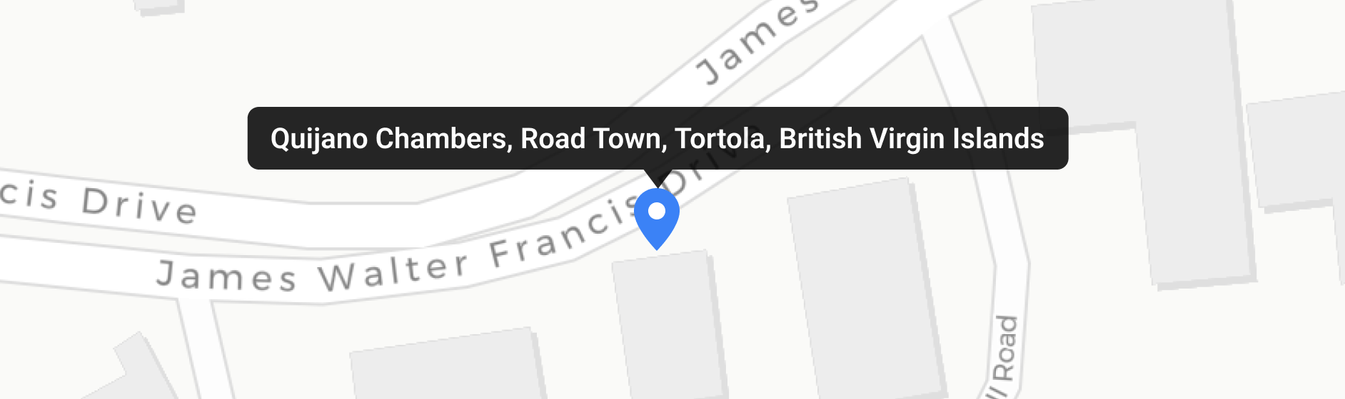 Map: Quijano Chambers, Road Town, Tortola, British Virgin Islands