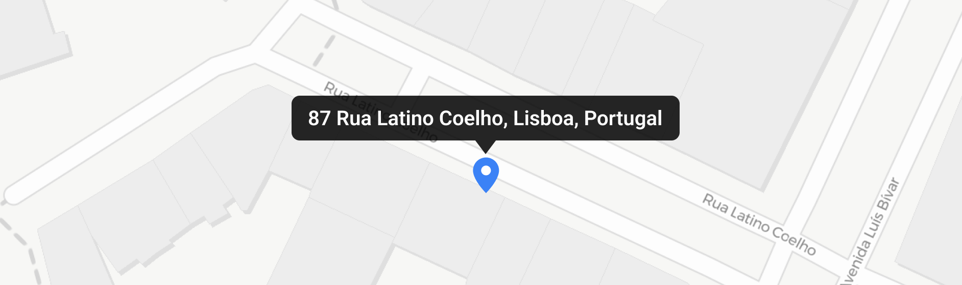 Map: Rua Latino Coelho, 87, Lisboa, Portugal