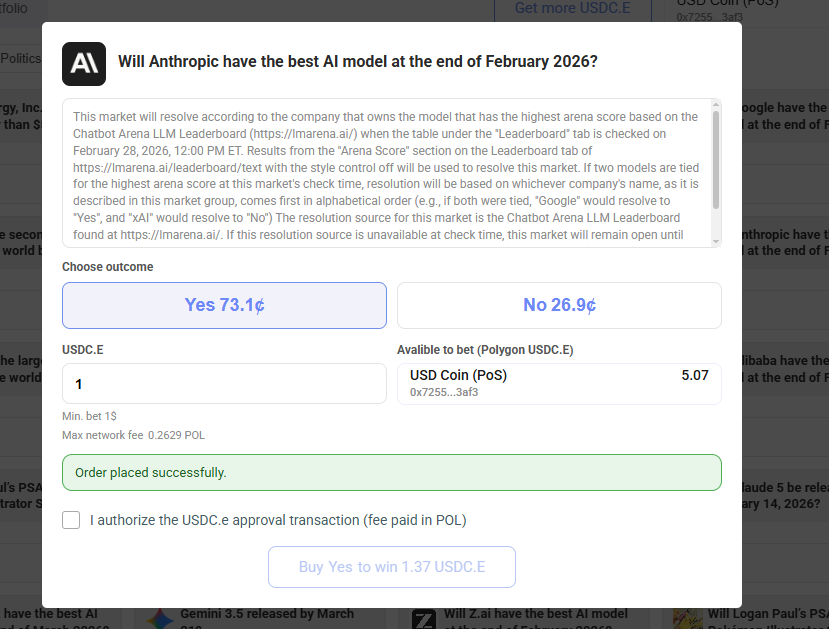 Track your predictions