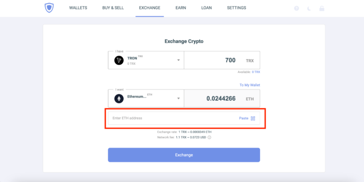 Enhance Your Crypto Experience With Guarda Wallet's "Swap to Address" Feature