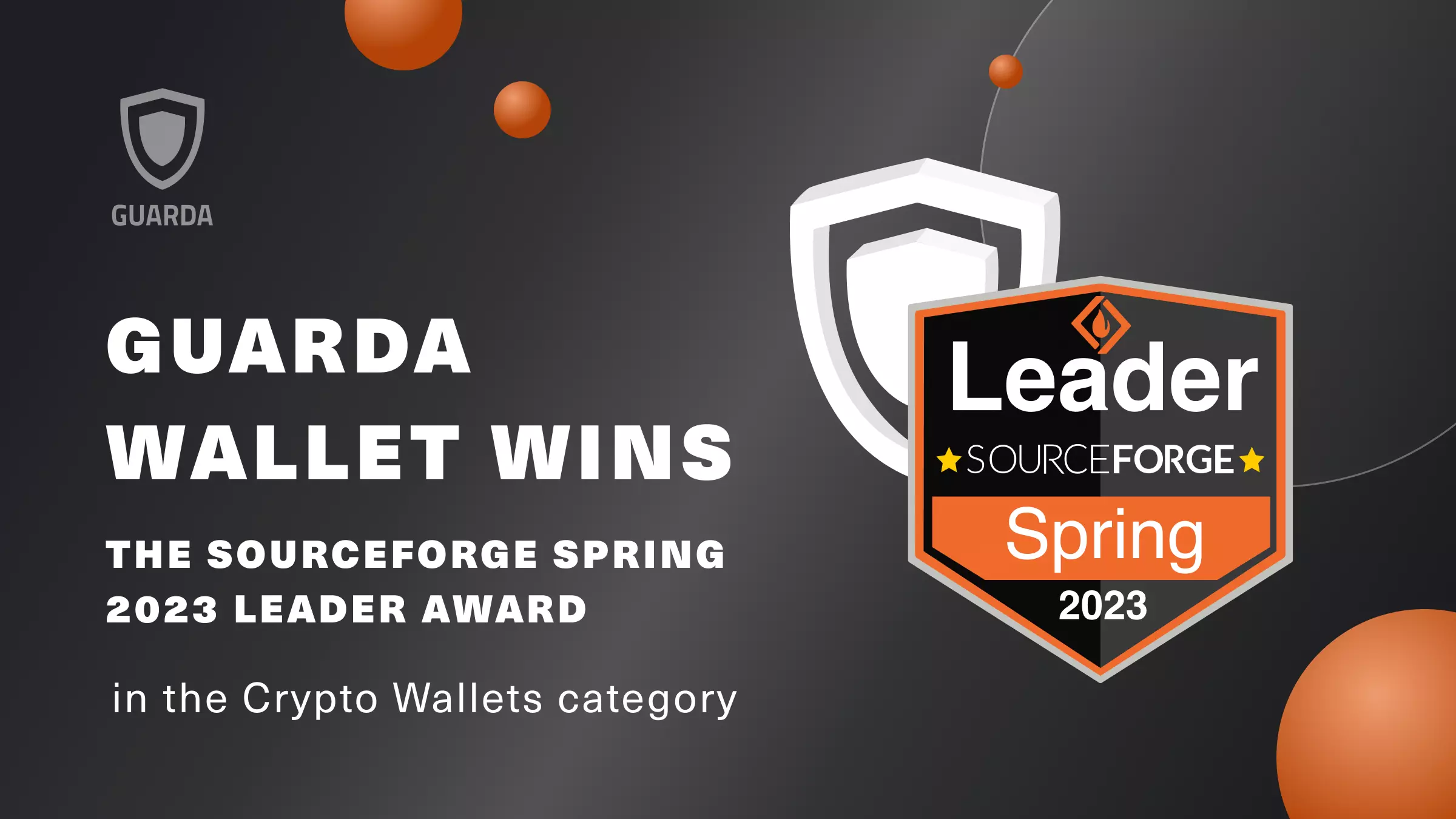 Guarda Wallet Wins the Spring 2023 Leader Award in Crypto Wallets from SourceForge