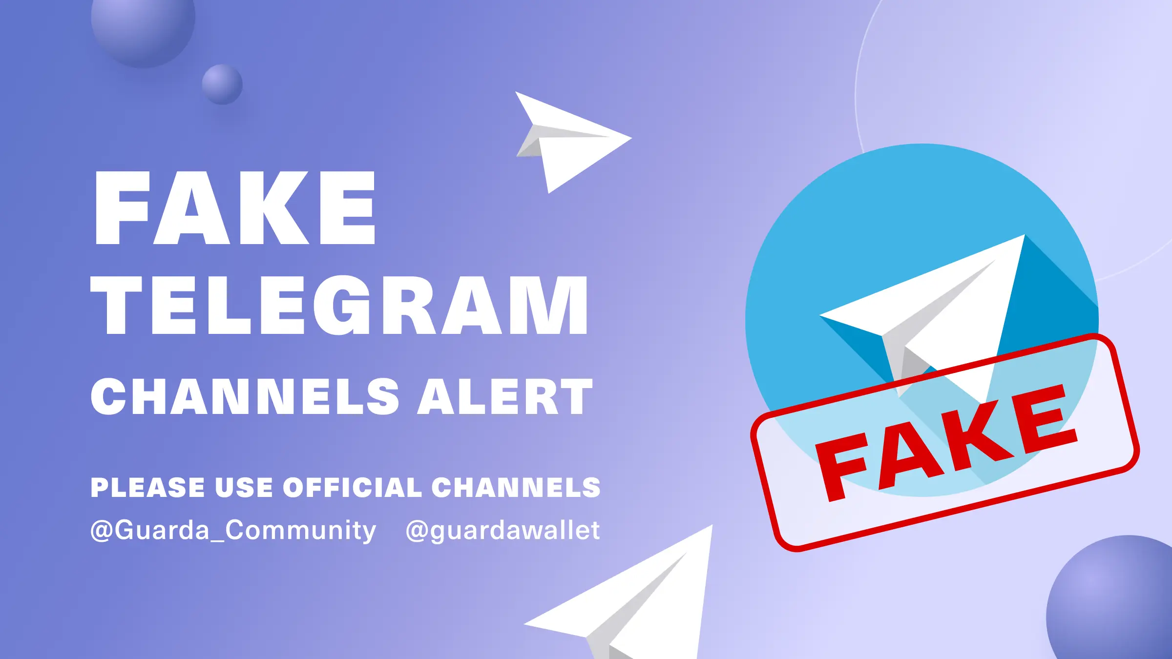 Guarda Wallet’s Official Telegram Channels: A Friendly Reminder to Stay Safe